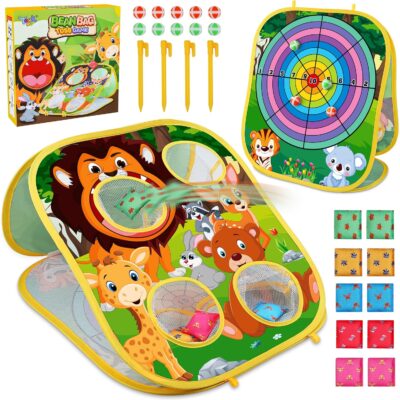 Animal Bean Bag Toss Game