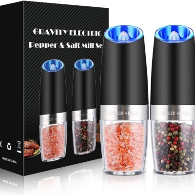 Sweet Alice Gravity Electric Pepper and Salt Grinder Set