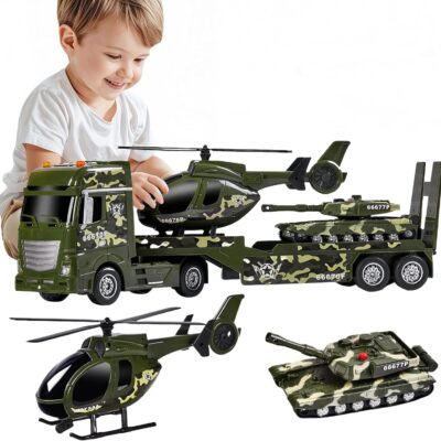 ZHFUYS 25.6" Green Military Big Truck Toys